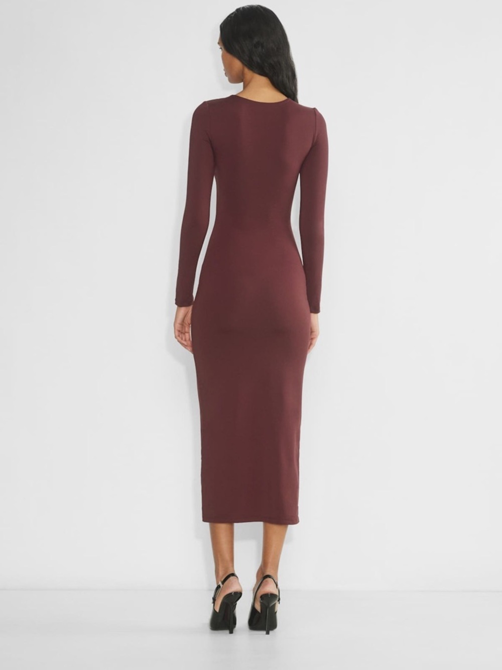 ARITZIA Contour Crew Longsleeve Maxi Dress - Picture 4 of 10